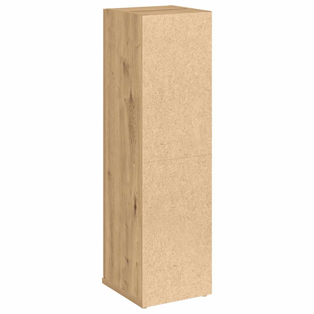 Bathroom Cabinet with Roll Holder Artisan Oak 20.5x22x72 cm