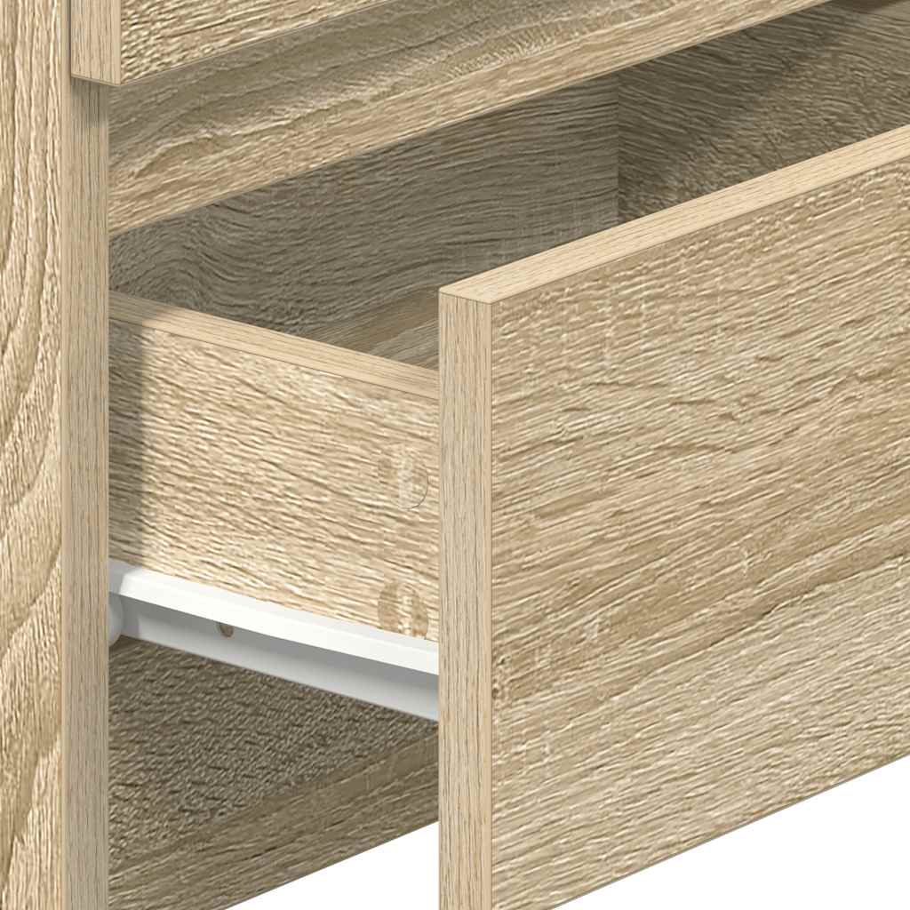Bedside Cabinets 2 pcs with 2 Drawers Sonoma Oak 40x33x60 cm