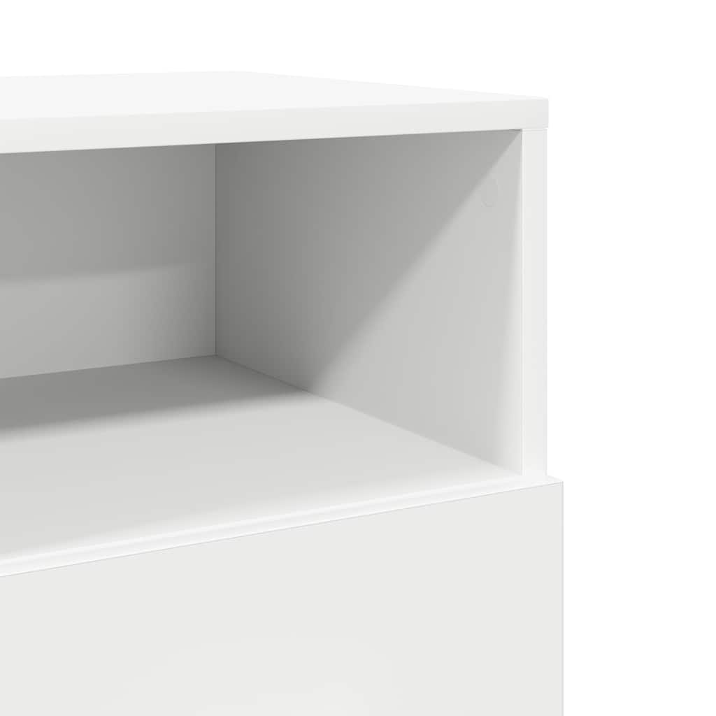 Bedside Cabinets 2 pcs with 2 Drawers White 36x36x68 cm
