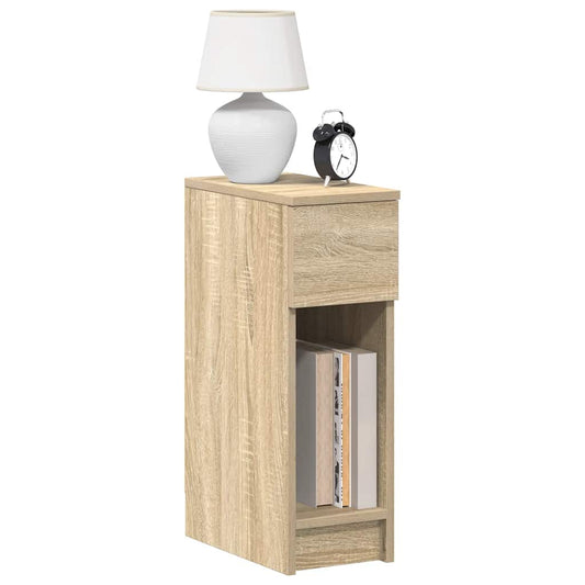 Bedside Cabinets with Drawer 2 pcs Sonoma Oak 20x36x60 cm