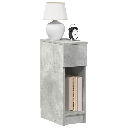 Bedside Cabinets with Drawer 2 pcs Concrete Grey 20x36x60 cm