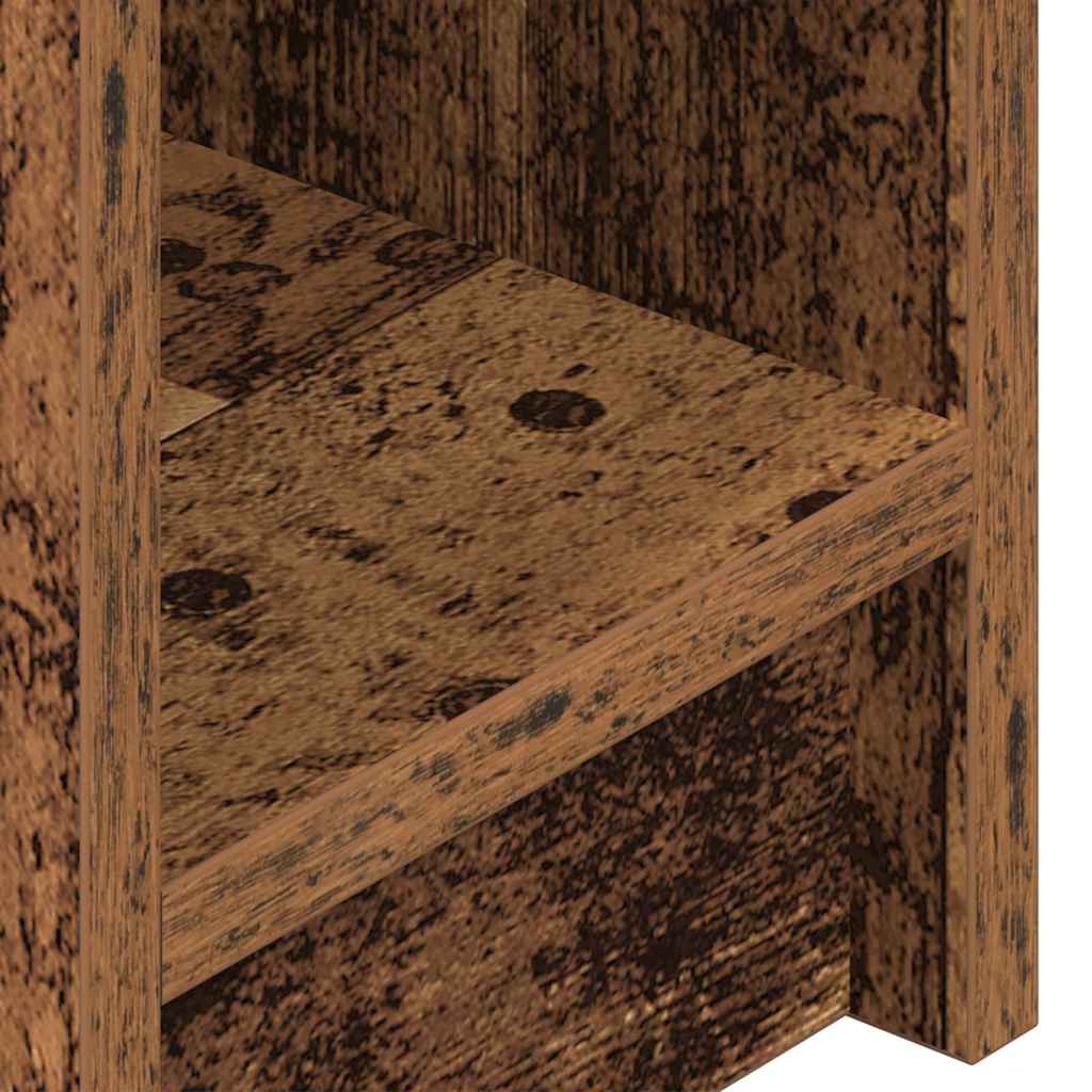 Bedside Cabinets with Drawer 2 pcs Old Wood 20x36x60 cm