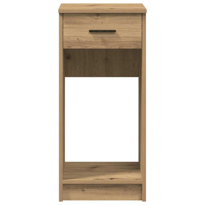 Computer Tower Stand with Drawer Artisan Oak 35x45x77 cm