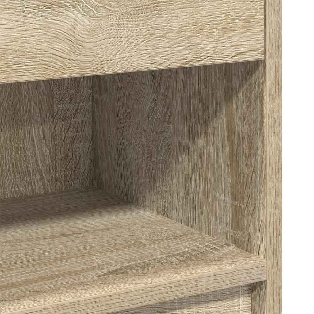 Bedside Cabinet with Drawer Sonoma Oak 39x28x41 cm