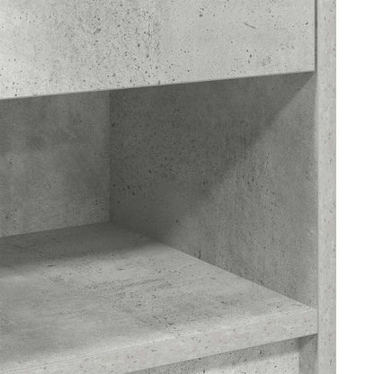 Bedside Cabinets 2 pcs with Drawer Concrete Grey 39x28x41 cm