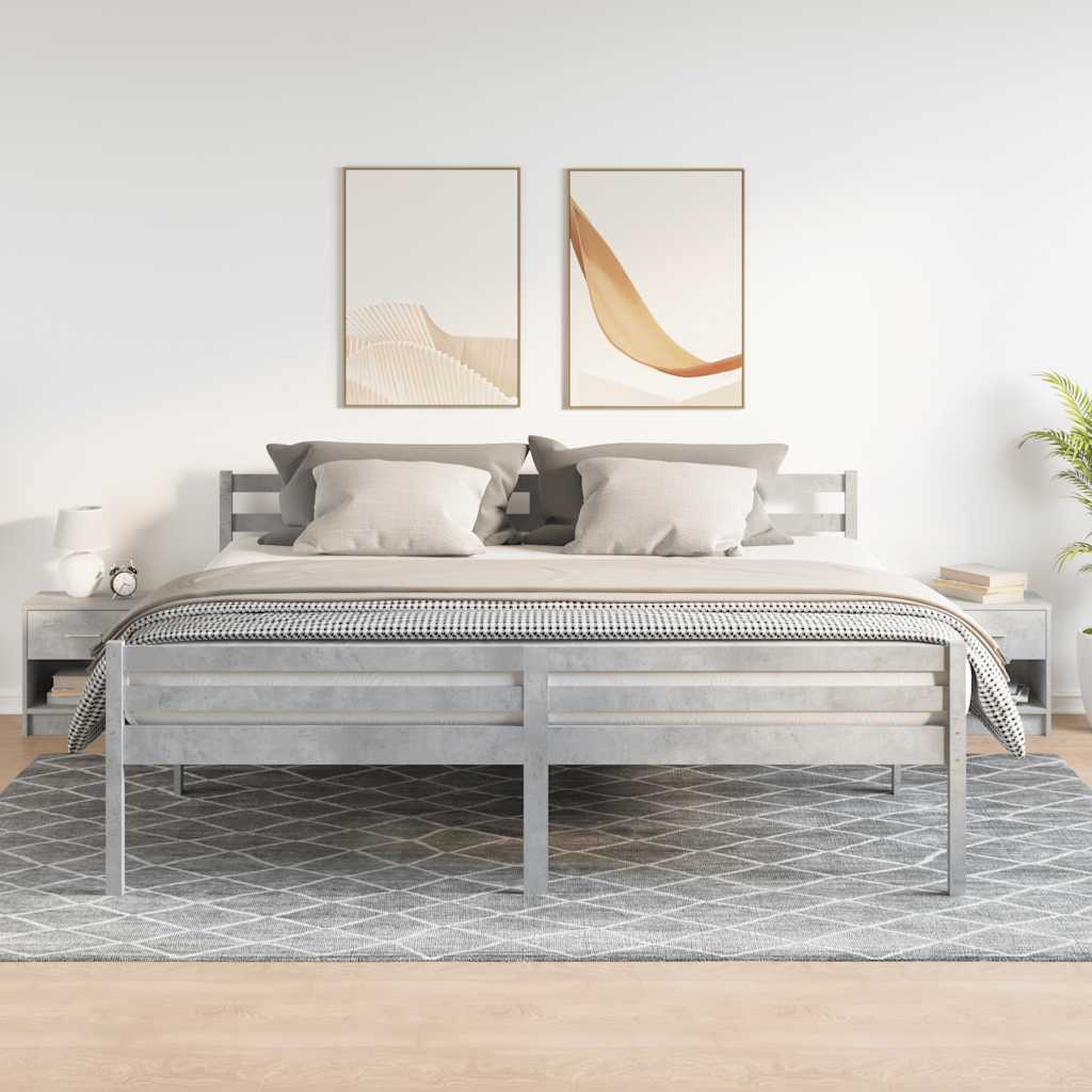 Bedside Cabinets 2 pcs with Drawer Concrete Grey 39x28x41 cm