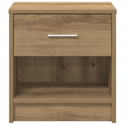 Bedside Cabinets 2 pcs with Drawer Artisan Oak 39x28x41 cm