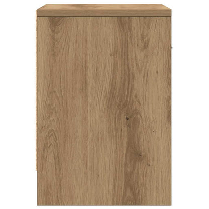Bedside Cabinets 2 pcs with Drawer Artisan Oak 39x28x41 cm