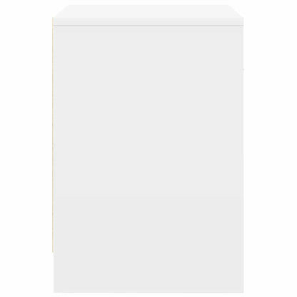 Bedside Cabinets 2 pcs with Drawer White 40x34x50 cm