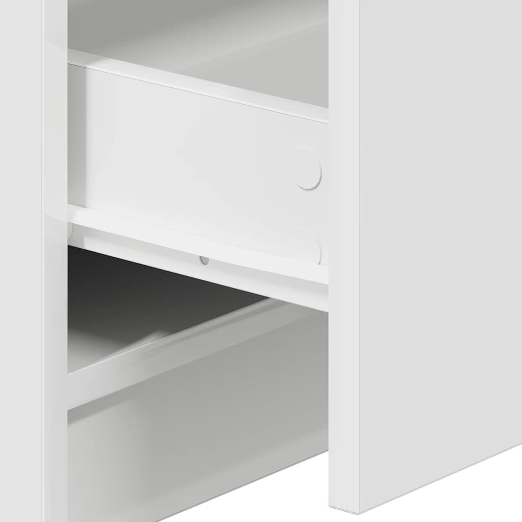 Bedside Cabinets 2 pcs with 2 Drawers White 40x36x50 cm