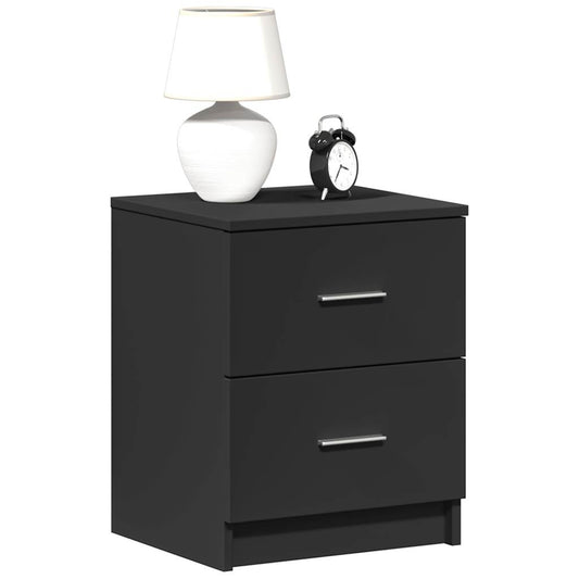 Bedside Cabinet | Black | Engineered wood | Standard | Bedside Cabinet