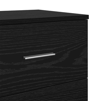 Bedside Cabinets 2 pcs with 2 Drawers Black 40x36x50 cm