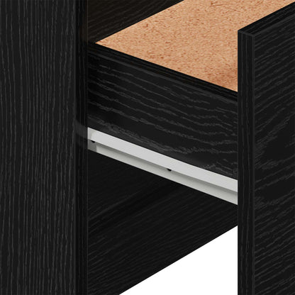 Bedside Cabinets 2 pcs with 2 Drawers Black 40x36x50 cm