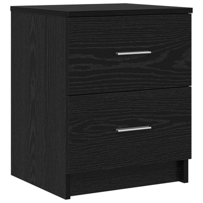 Bedside Cabinets 2 pcs with 2 Drawers Black 40x36x50 cm