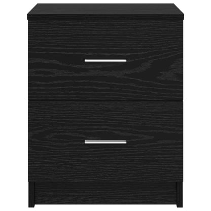 Bedside Cabinets 2 pcs with 2 Drawers Black 40x36x50 cm