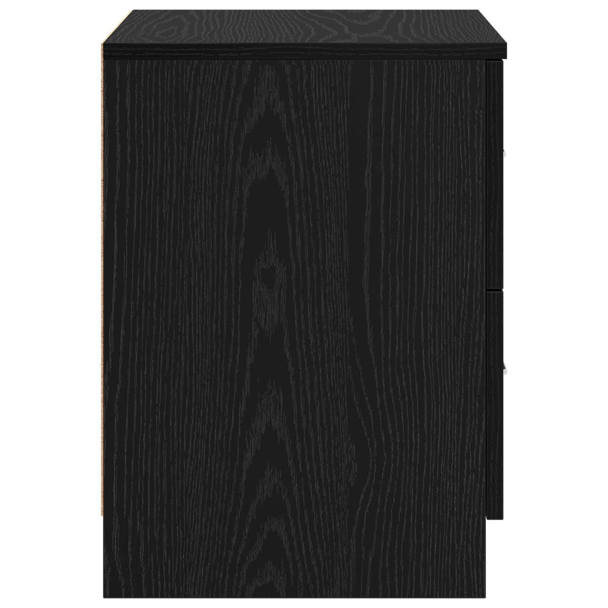 Bedside Cabinets 2 pcs with 2 Drawers Black 40x36x50 cm