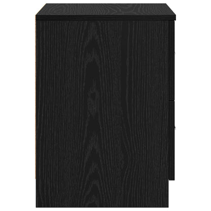 Bedside Cabinets 2 pcs with 2 Drawers Black 40x36x50 cm