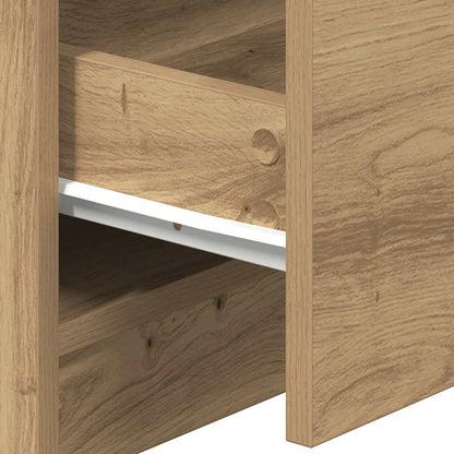 Bedside Cabinet with 2 Drawers Artisan Oak 40x36x50 cm