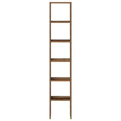 Bookcases 2 pcs Stackable Old Wood 30x30x80 cm Engineered Wood