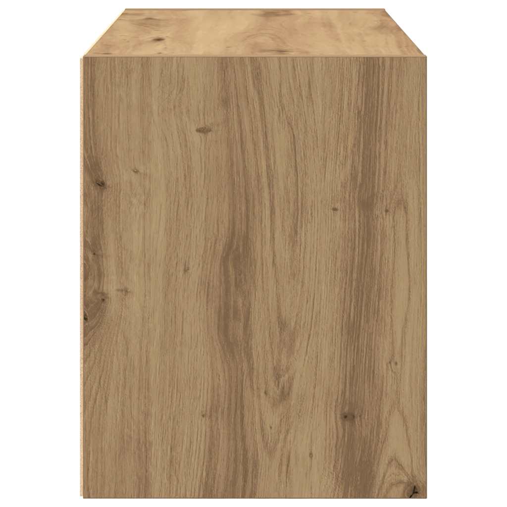 Cabinet with 2 Drawers Artisan Oak 60x31x40 cm Engineered Wood