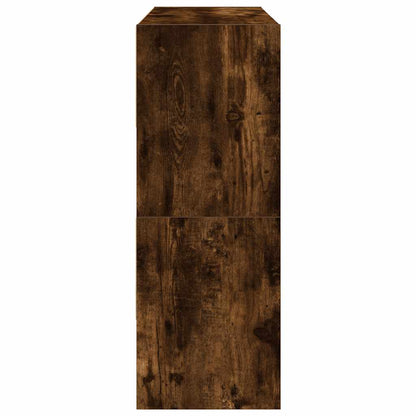 Shoe Racks 2 pcs Stackable Smoked Oak 89.5x30x40 cm