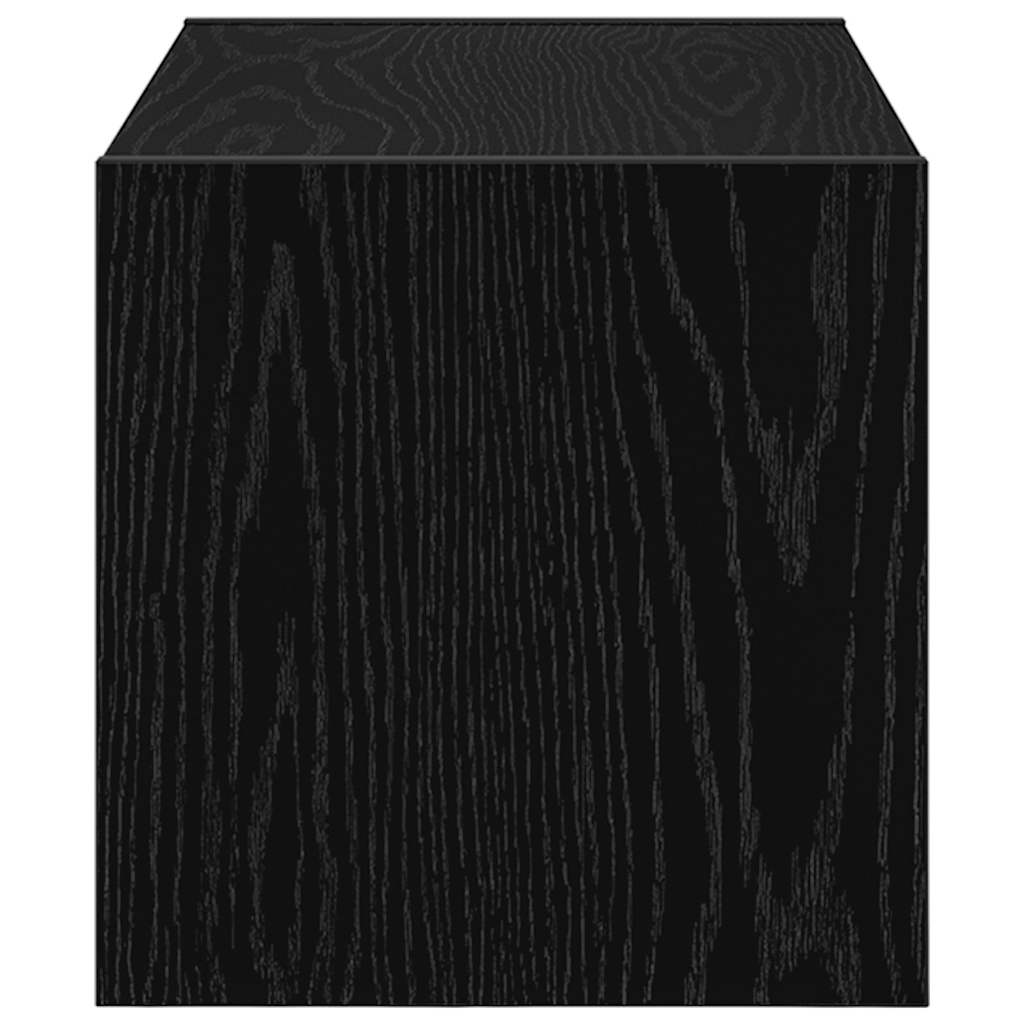 Shoe Rack Stackable Black Oak 60x30x30.5 cm
