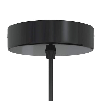Pendant Lamp Height Adjustable E27 Gloss Yellow Ø 31 cm Metal