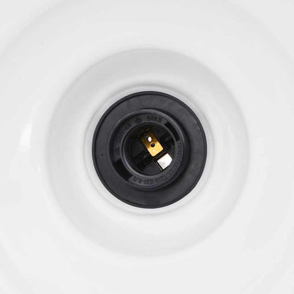 Pendant Lamp Height Adjustable E27 Gloss Yellow Ø 31 cm Metal