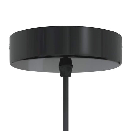 Pendant Lamp Height Adjustable E27 Gloss Dark Blue Ø 22 cm Metal