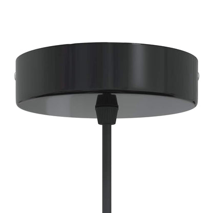 Pendant Lamps 2 pcs Height Adjustable E27 Black Ø 30 cm Metal