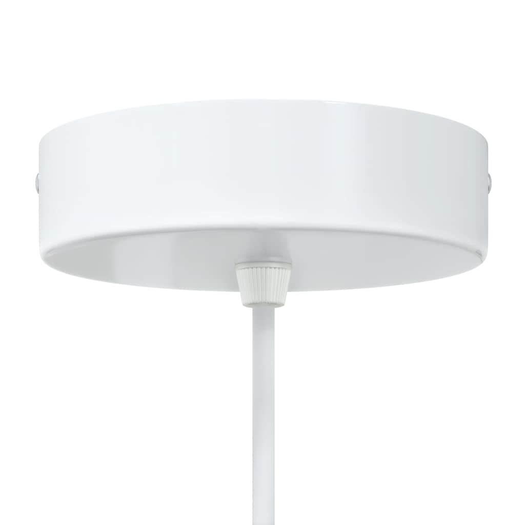 Pendant Lamps 2 pcs Height Adjustable E27 White Ø 30 cm Metal