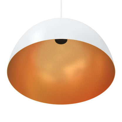 Pendant Lamps 2 pcs Height Adjustable E27 White Ø 30 cm Metal