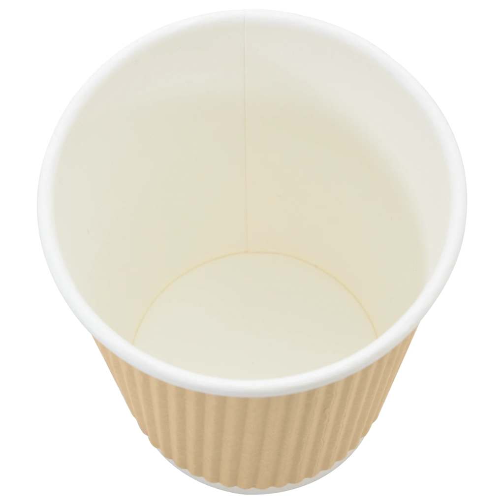 Paper Coffee Cups 500 pcs 8oz 200ml Brown