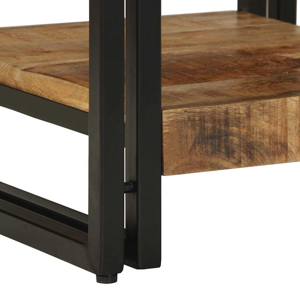 Coffee Table Brown 40 x 40 x 38 cm Solid Mango Wood