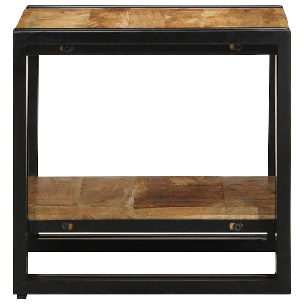 Coffee Table Brown 40 x 40 x 38 cm Solid Mango Wood