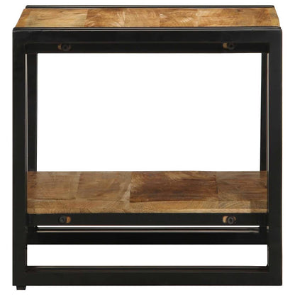Coffee Table Brown 40 x 40 x 38 cm Solid Mango Wood