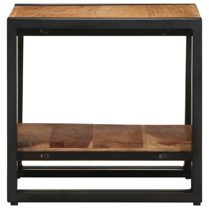 Coffee Table Brown 40 x 40 x 38 cm Solid Acacia Wood