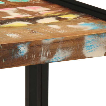 Coffee Table Multicolour 40 x 40 x 38 cm Solid Reclaim Wood