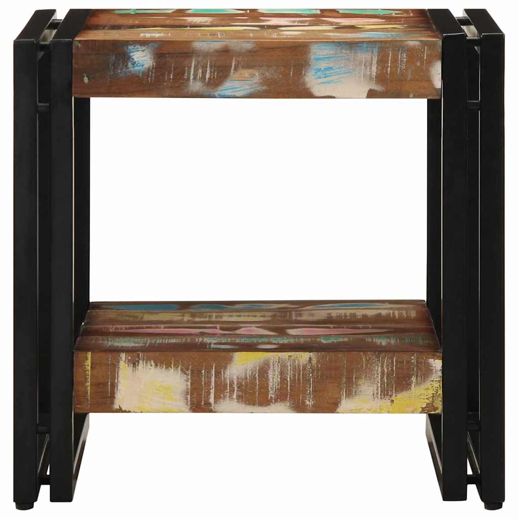 Coffee Table Multicolour 40 x 40 x 38 cm Solid Reclaim Wood