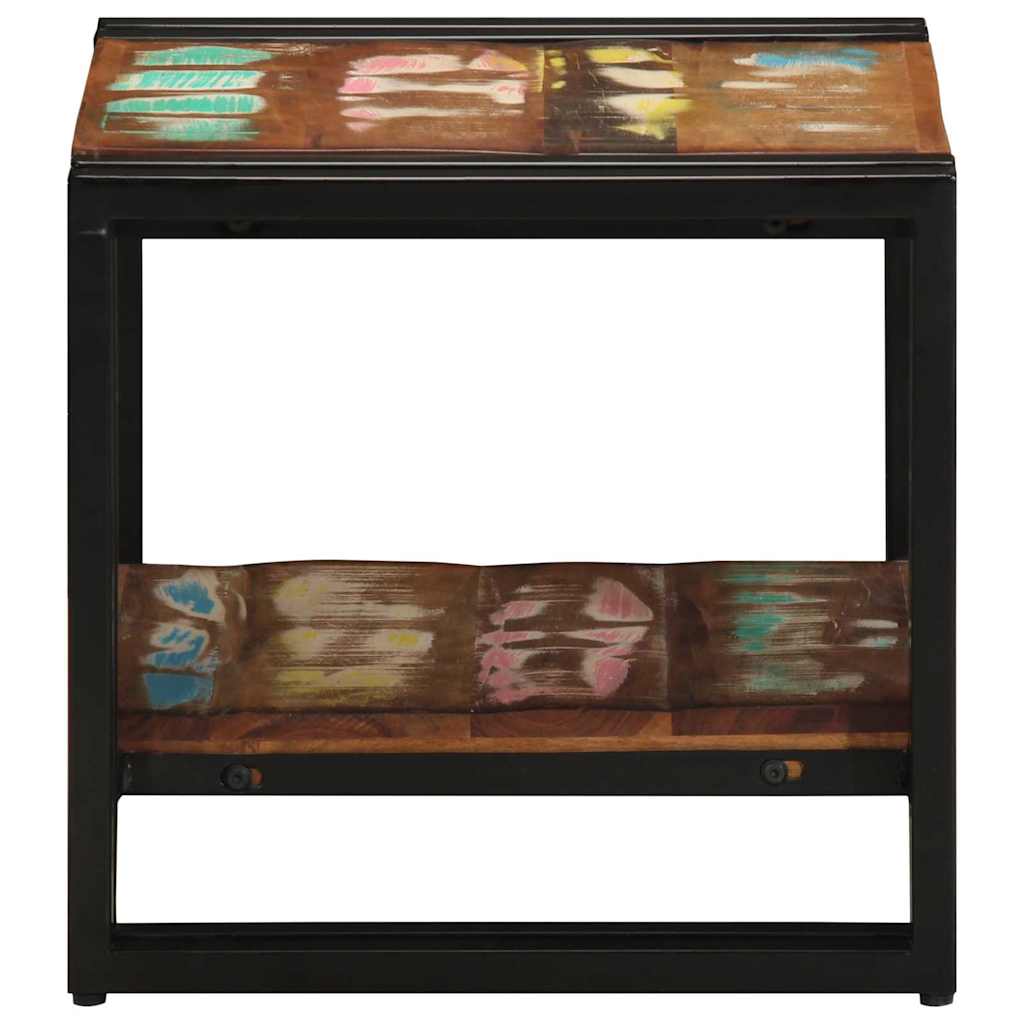 Coffee Table Multicolour 40 x 40 x 38 cm Solid Reclaim Wood