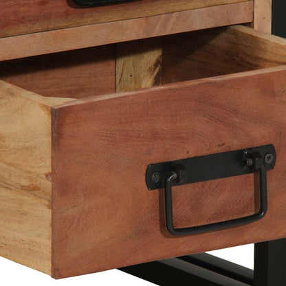 Bedside Cabinet Brown 40 x 40 x 59 cm Solid Acacia Wood