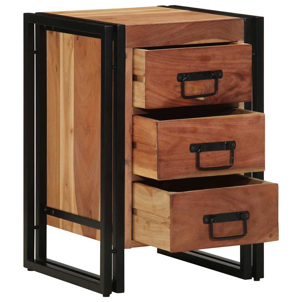 Bedside Cabinet Brown 40 x 40 x 59 cm Solid Acacia Wood