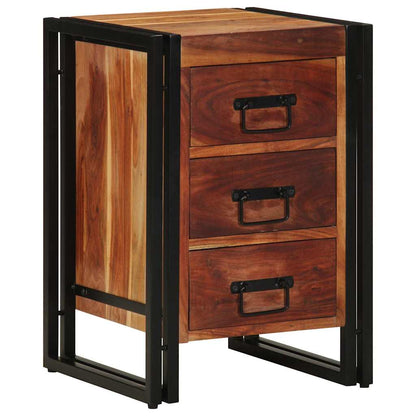 Bedside Cabinet Brown 40 x 40 x 59 cm Solid Acacia Wood
