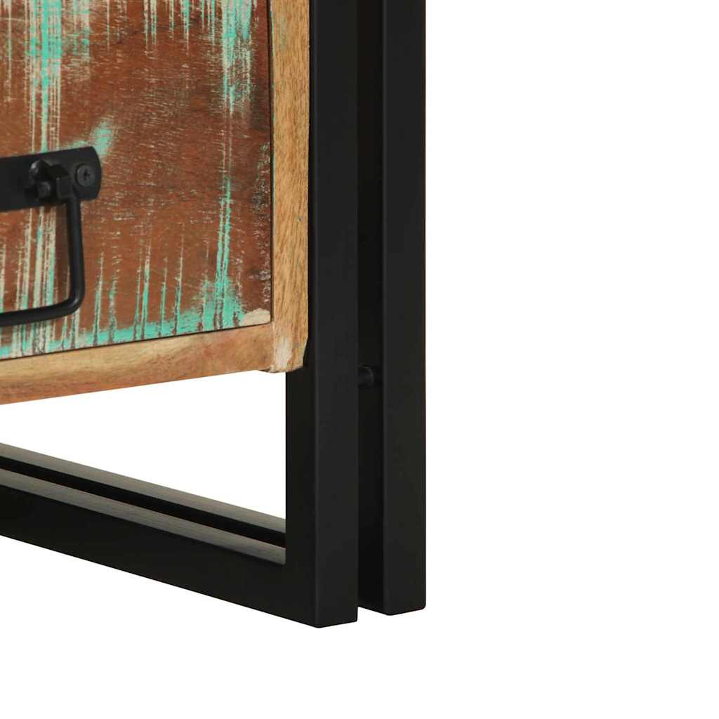 Bedside Cabinet Multicolour 40 x 40 x 59 cm Solid Reclaim Wood