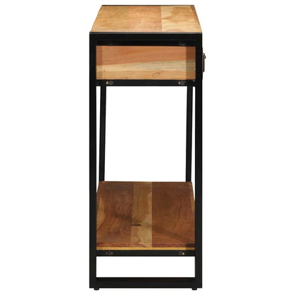 Console Table Brown 120 x 33 x 75 cm Solid Acacia Wood