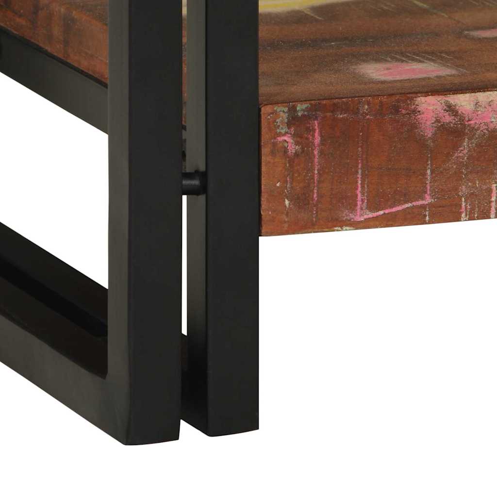 Console Table Multicolour 120 x 33 x 75 cm Solid Reclaim Wood