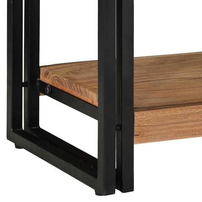 Console Table Brown 90 x 33 x 75 cm Solid Acacia Wood