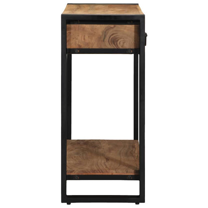Console Table Brown 90 x 33 x 75 cm Solid Acacia Wood