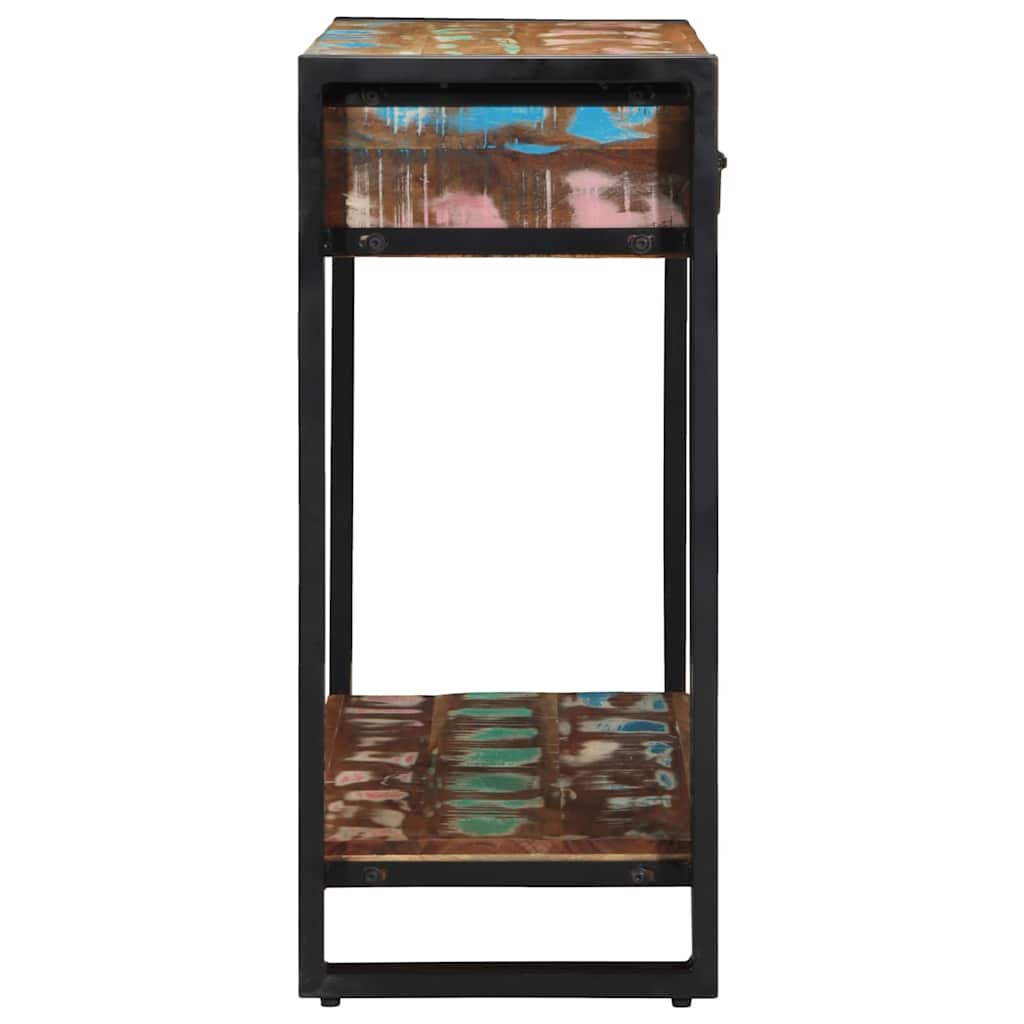 Console Table Multicolour 90 x 33 x 75 cm Solid Reclaim Wood