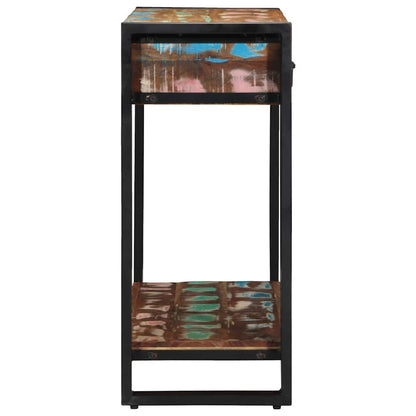 Console Table Multicolour 90 x 33 x 75 cm Solid Reclaim Wood
